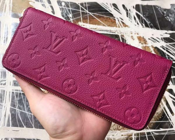 LOUIS VUITTON　モノグラムアンプラント　ポルトフォイユ・クレマンス M61568 女性